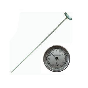 Θερμομετρο Εδαφους Ανοξειδωτο Φ50mm/L=400mm /-10+90C 