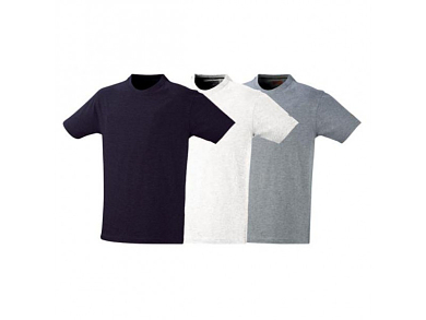 KAPRIOL ΣΕΤ 3 T- SHIRT ΜΠΛΕ/ΛΕΥΚΟ/ΓΚΡΙ XXL