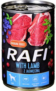 Rafi Adult Pate Lamb Bluberry & Cranberry 400gr