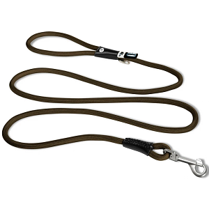Curli Stretch Comfort Leash Brown 1.8m x 10mm Large