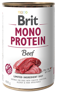 Brit Dog Cans Monopr.Beef 400gr
