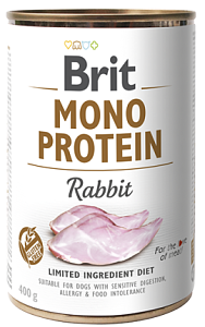 Brit Dog Cans Monopr.Rabbit 400gr
