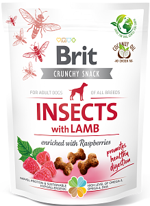 ΛΙΧΟΥΔΙΑ Brit Dog SN Crunchy Cr. Insects Lamb 200g