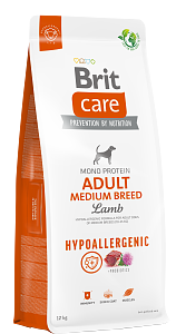 Brit Care Dog Hypoallergenic Adult M lamb 3kg