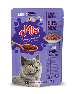 Μio Cat Pouch Sterilised Tuna 100gr