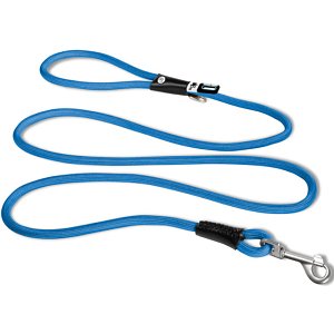 Curli Stretch Comfort Leash Blue Large