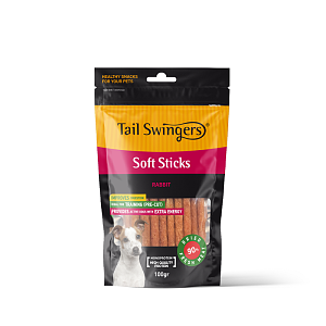 Tailswingers Pure Rabbit Soft Sticks 100gr