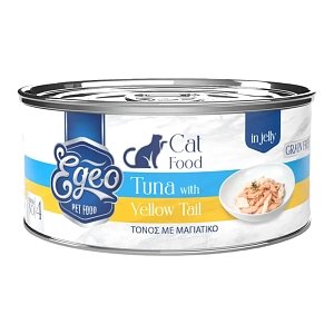 Egeo Cat Adult Τόνος Με Μαγιάτικο Σε Ζελέ 85gr