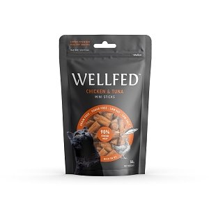 Wellfed Mini Sticks Chicken & Tuna 50 gr