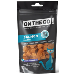 ON THE GO CAT BITES SALMON 25gr