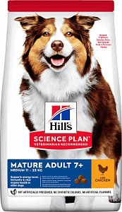 Hills Dog SP Mature Adult Medium Chicken 2kg+500g δώρο