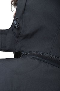 Tζακετ Spandex μαυρο/κουκουλα 2XL