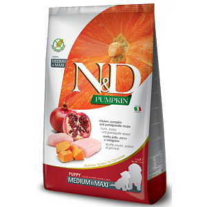 ND Dog Pumpkin Chicken Puppy Medium Maxi 12Kg 