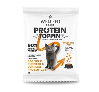 WELLFED F.D. PROTEIN TOPPIN' EGG YOLK & PUMPKIN 6 gr