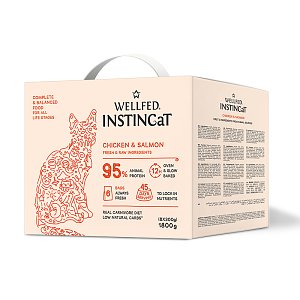 Wellfed Instincat Adult Chicken & Salmon 6*300gr