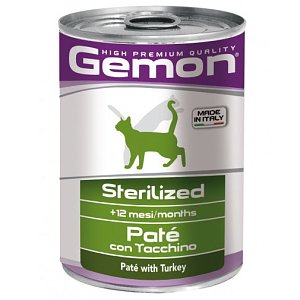 Gemon Cat Pate Sterilized turkey 400gr