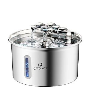 Catoikos Stainless Steel Fountain Flower Design 3,2lt
