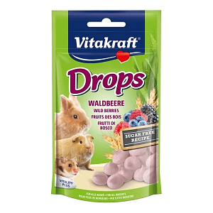 Drops Wilbe Σταγ.Τροφη Φρουτων Τρωκτικων 75gr