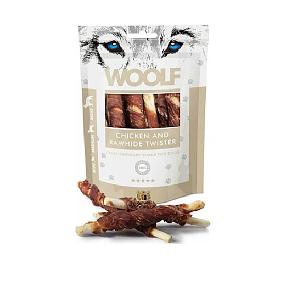 Woolf Chicken Rawhide Twister 100 gr
