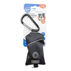 Θήκη Για Σακούλες Περιττωμάτων Μαύρη