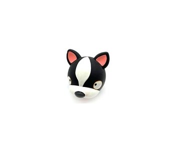 LATEX TOY CAT HEAD WITH SOUND 7CM