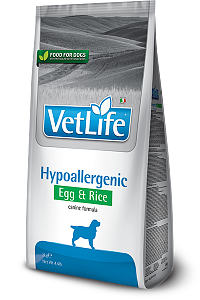Vetlife Diet Dog Hypoallergenic Egg & Rice 12kg 