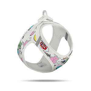 Curli Vest Harness Clasp Air Mesh Grey 2XS