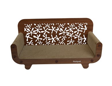 Sally Cat Scratcher Ass Line Baby Dark Wood 59x30x25cm