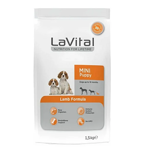Lavital Dog Mini Puppy Lamb 1,5kg