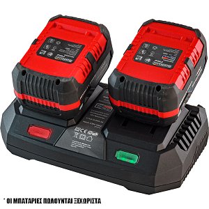 ΦΟΡΤΙΣΤΗΣ ΔΙΠΛΗΣ ΜΠΑΤΑΡΙΑΣ 20V,Li-Ion,3A