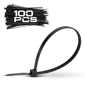 ΔΕΜΑΤΙΚΑ ΚΑΛΩΔΙΩΝ 4.8x380mm ΜΑΥΡA 100τεμ.