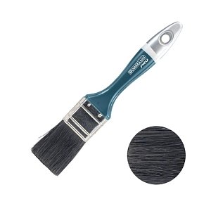 Πινέλο Διπλό 2'' Φυσική Και Συνθετική Μαύρη Τρίχα 