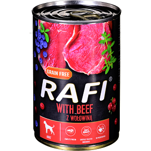 Rafi Adult Pate Beef Bluberry & Cranberry 400gr