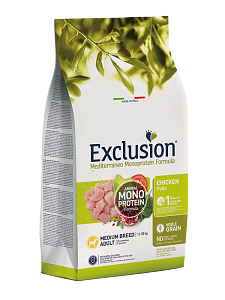 Exclusion Dog Adult Chicken Medium 3kg