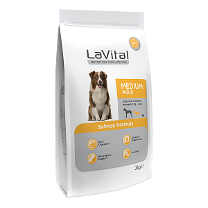 Lavital Dog Medium Adult Salmon 3kg