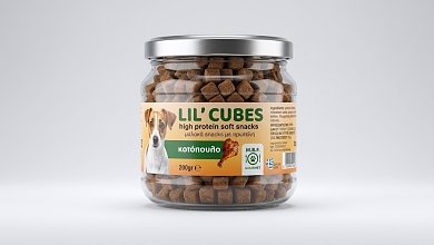 Lil' Cubes High Protein Chicken Soft Snacks – Μαλακές Λιχουδιές Σκύλου με Πρωτεΐνη & Γεύση Κοτόπουλο 200gr