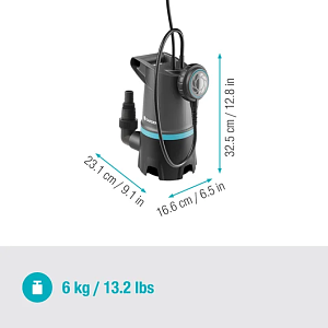 Αντλία αποστράγγισης Gardena 20000 Basic για ακάθαρτα νερά