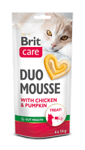 Brit Care Cat SN Duo Mousse Chicken & Pumpkin 4x14gr
