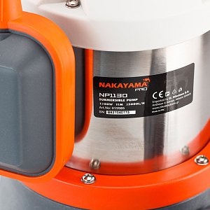 NAKAYAMA Pro NP1130 Αντλία Ακαθάρτων Inox,1300W