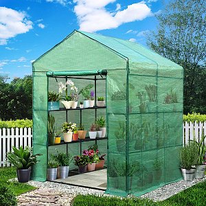 ΘΕΡΜΟΚΗΠΙΟ ΜΕ ΜΕΤΑΛΛΙΚΟ ΣΚΕΛΕΤΟ ΚΑΙ ΡΑΦΙΑ