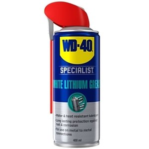 WD-40 SPECIALIST WHITE LITHIUM GREASE SPRAY 400ML