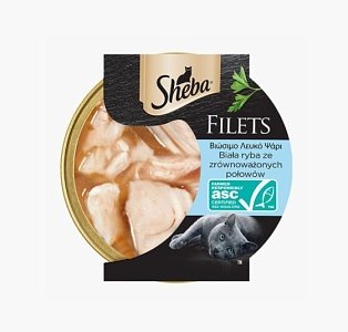 Sheba Fillets Λευκό Ψάρι 60g 