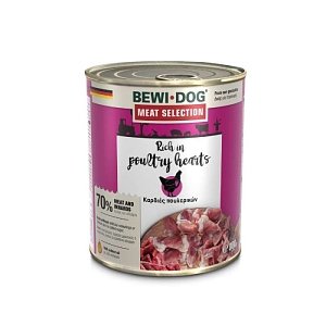 Bewi Dog Κονσέρβα Chicken Hearts 800g