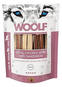 Woolf Long Chicken & Cod Sandwich 100gr