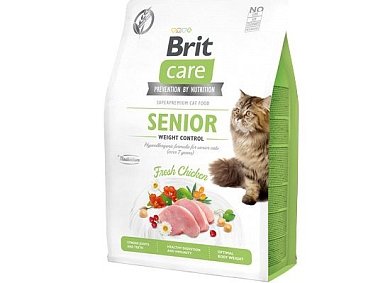 Brit Care Cat Grain Free Senior-Weight 2kg