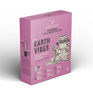 Catoikos Earth Vibes Eco Crushed Άμμος Γάτας Tofu & Ζεόλιθος με Άρωμα Γάλακτος (Milk Scent) 6L