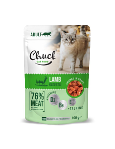 Chuck Cat Pouch Lamb 100gr
