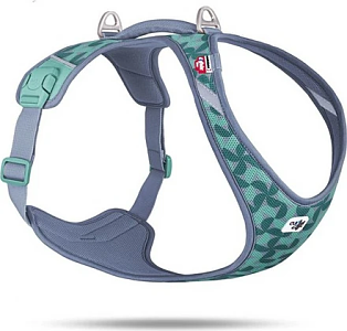 Vest Harness Curli Air Mesh Semi Circle Blue Small