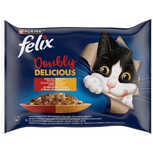 Felix Double Delicious Ποικιλια Εξοχης 4x85gr