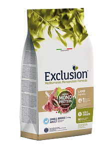Exclusion Mediterraneo Monoprotein Adult Small Breed Αρνί 2kg